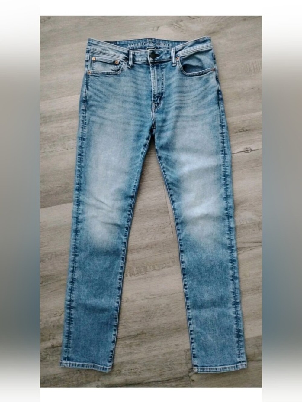 American Eagle Jeans Slim Airflex Medium Distressed Men's Size 34x34